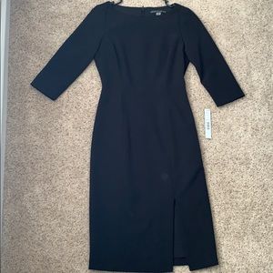 Antonio Melani Cheyenne Boat Neck Crepe Dress